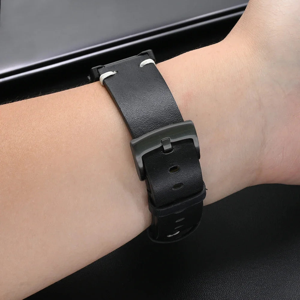 Garmin Leather Soft Strap - Premium Comfort Band