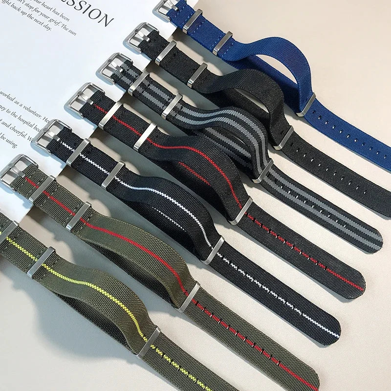 OnePlus Smartwatch Nylon Elastic Band Military Style Watch Strap Bracelet