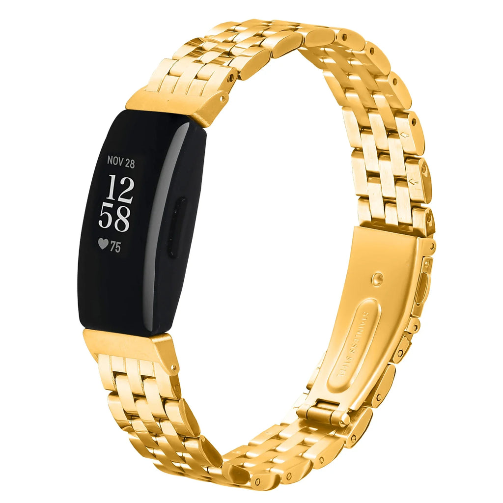 Fitbit Inspire 2, 1, HR Stainless Steel Strap - Premium Band