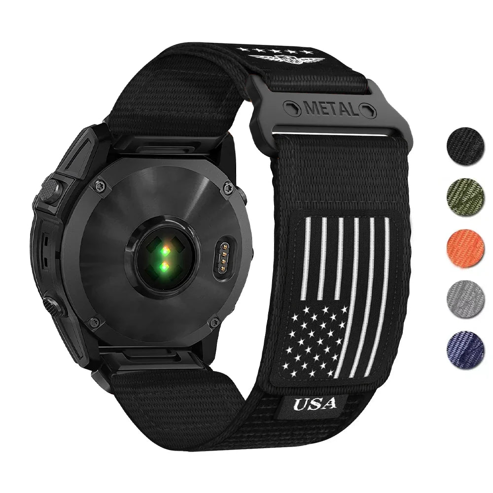 Garmin Fenix Nylon Strap - Tough, Tactical, QuickFit Band