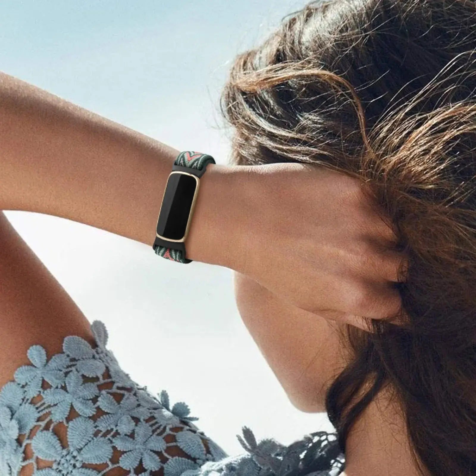 Fitbit Luxe Nylon Band - Durable, Soft, Breathable Design