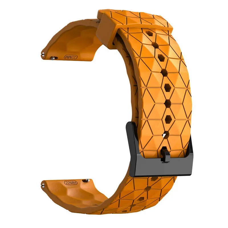 OnePlus Smartwatch Silicone Watch Band Football Pattern Quick Release Straps