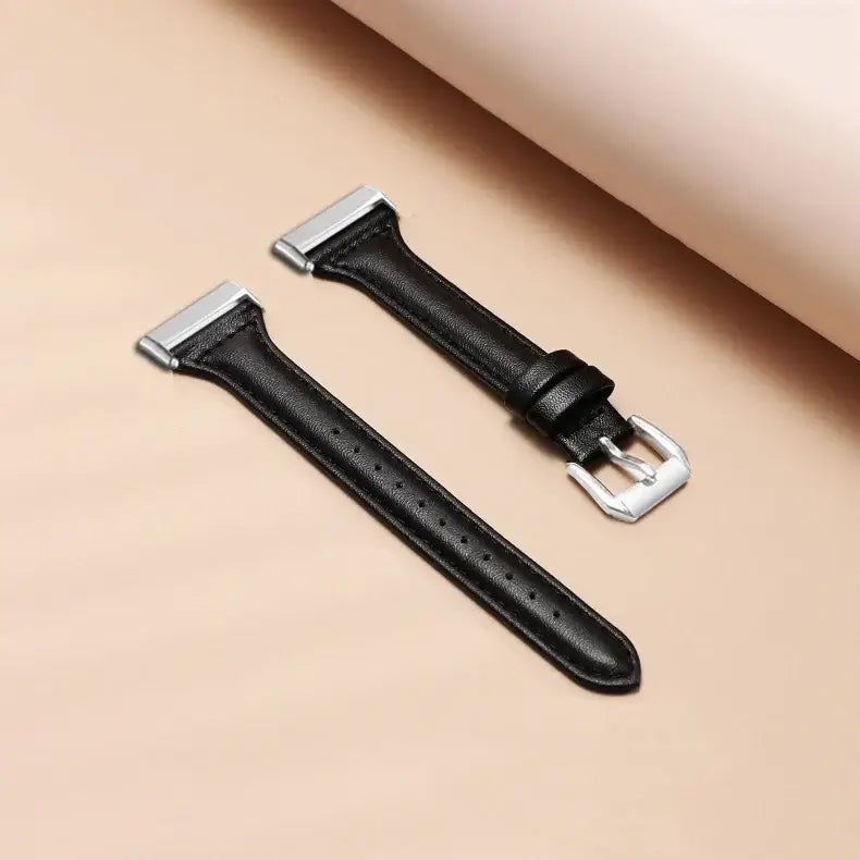 Fitbit Versa & Sense Leather Band - Classic and Stylish