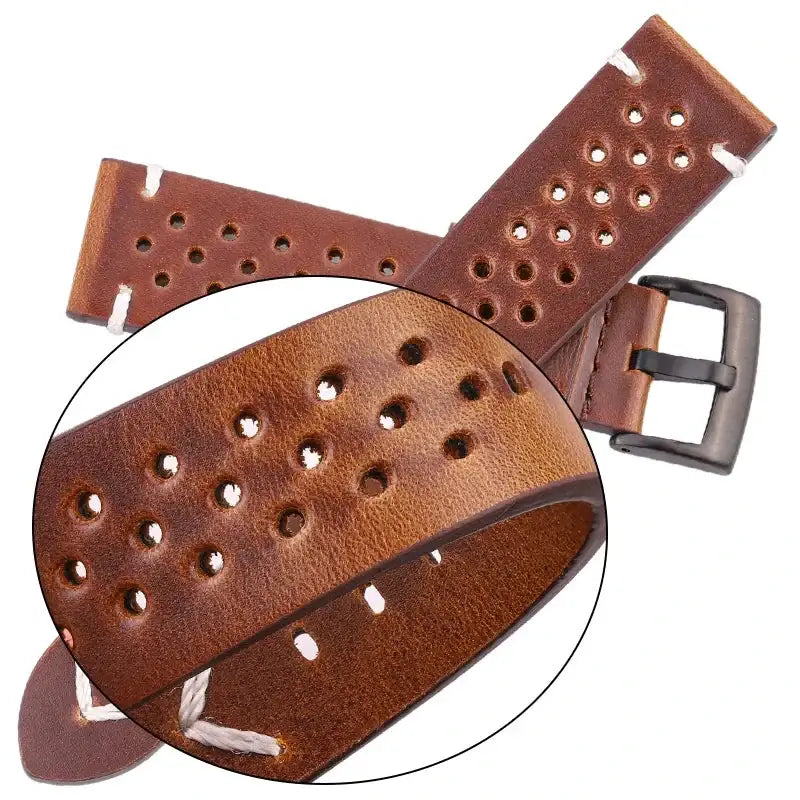 Suunto Leather Band - Breathable, Stylish, Durable Design