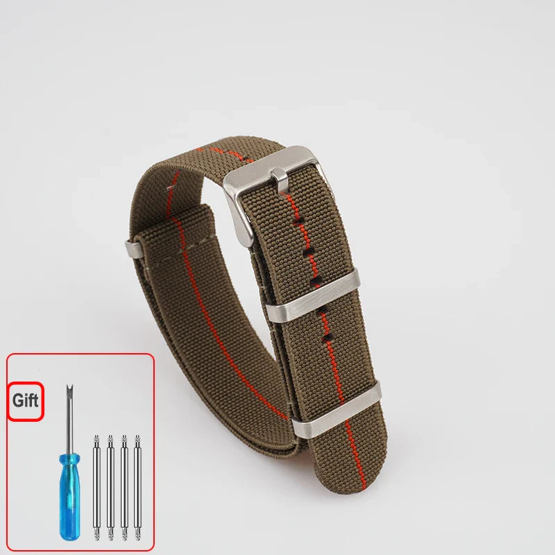 Polar Elastic Nylon Watch Band, NATO Strap for Polar Smartwatch, Waterproof