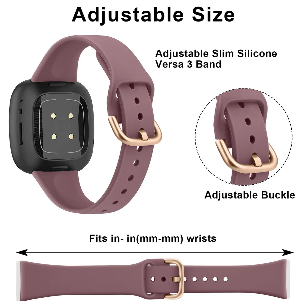 Silicone Fitbit Versa & Sense Bands