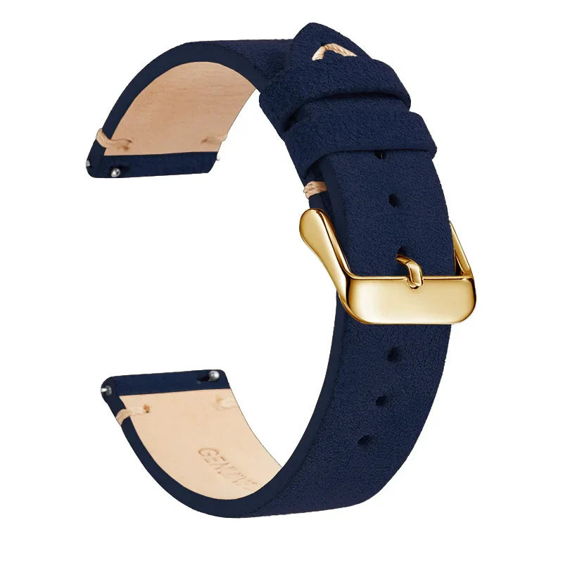 Polar Leather Watch Band Quick Release Genuine Cowhide Unisex