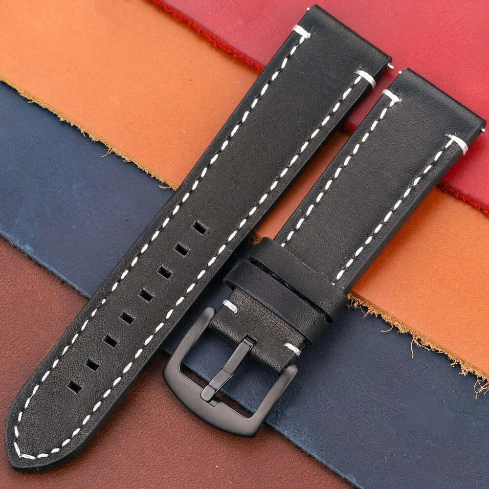 Ticwatch Genuine Leather Band - Elegant Minimalist Design