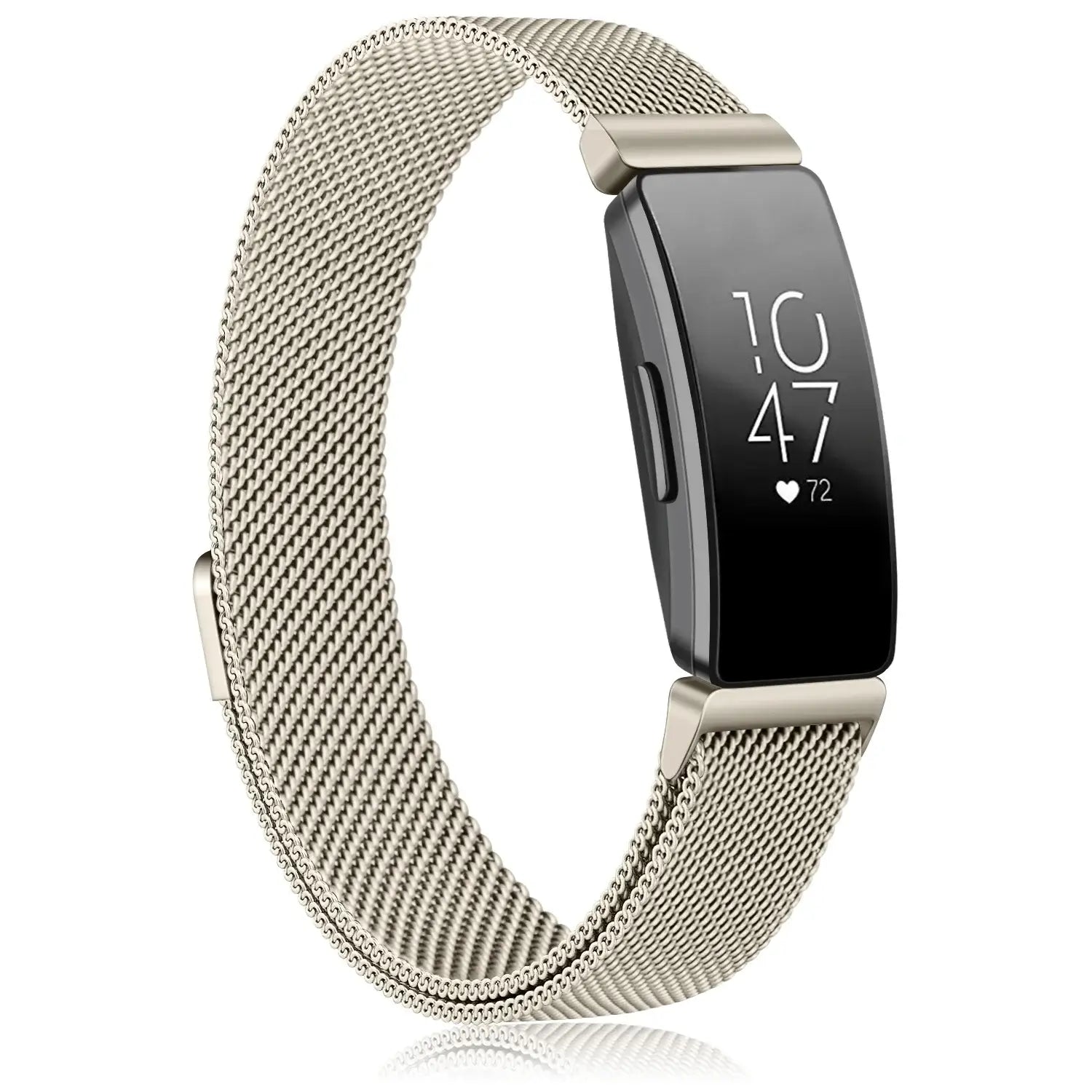 Fitbit Inspire 2, 1, HR Stainless Steel Magnetic Band - Mesh