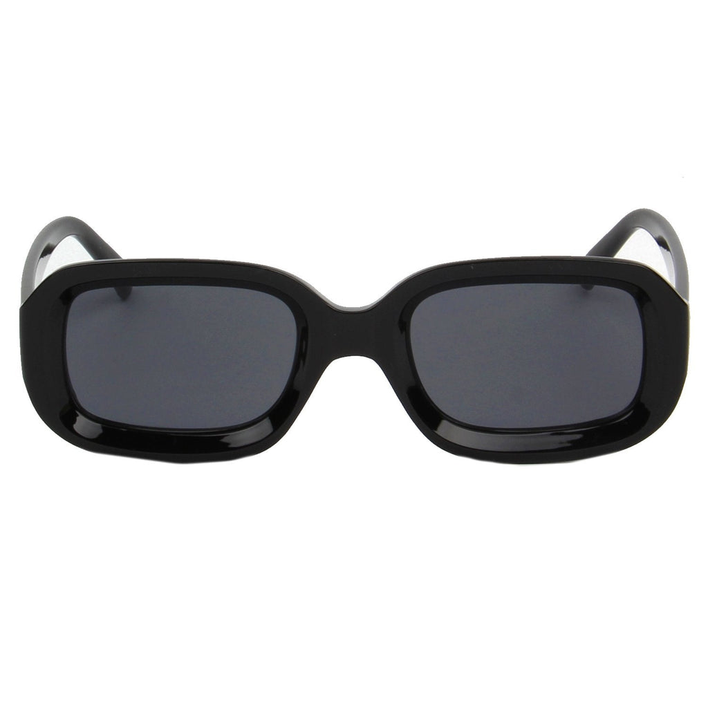 Retro Oversized Square Sunglasses Chunky 90s Bold Frame