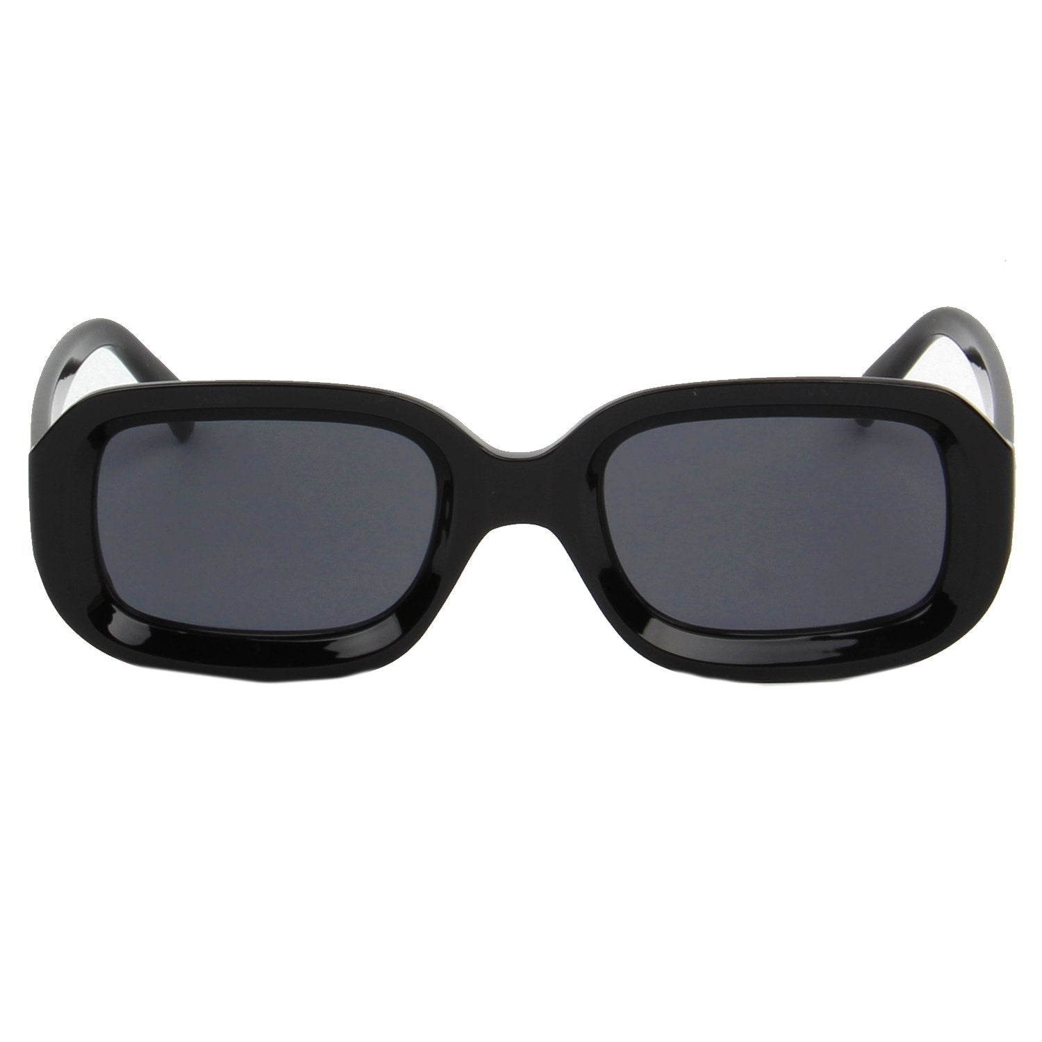 Retro Oversized Square Sunglasses Chunky 90s Bold Frame