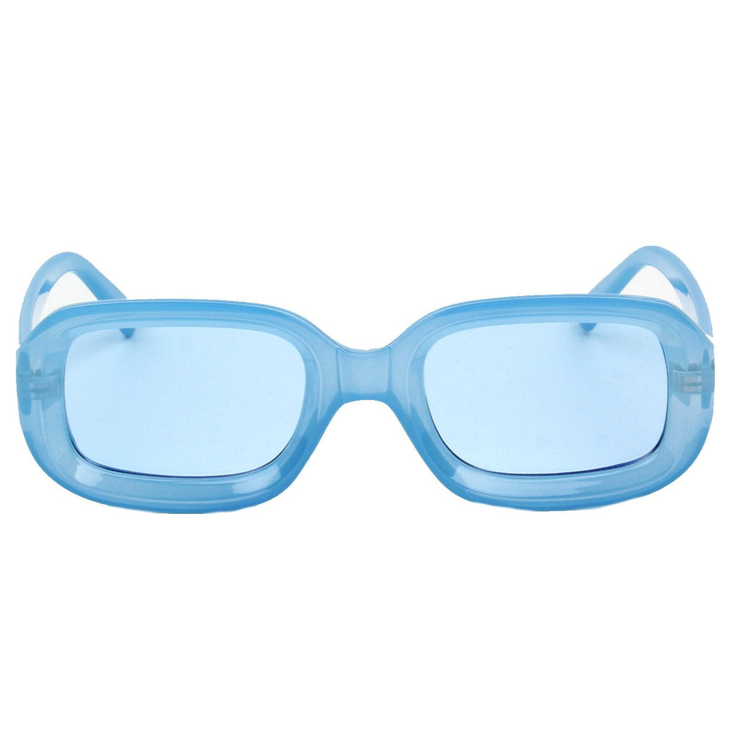 Retro Oversized Square Sunglasses Chunky 90s Bold Frame