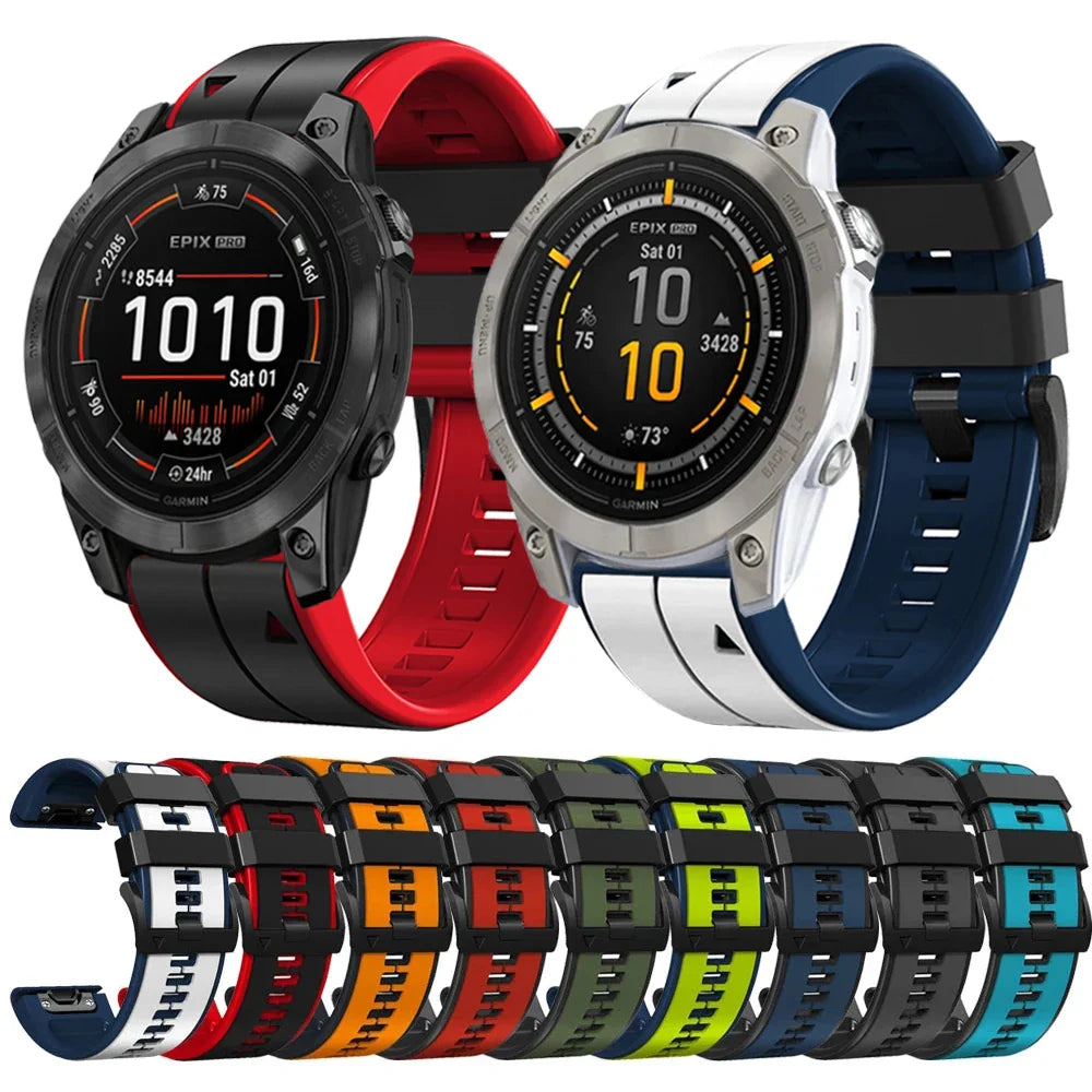 Garmin QuickFit Silicone Strap - Comfortable, Versatile Design