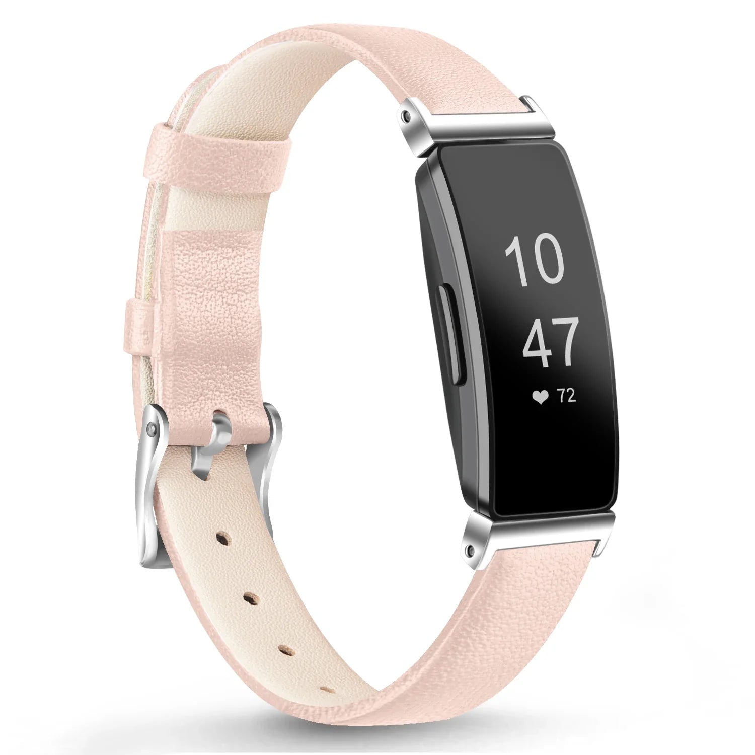 Fitbit Inspire 2, 1, HR Leather Strap - Premium Comfortable Band