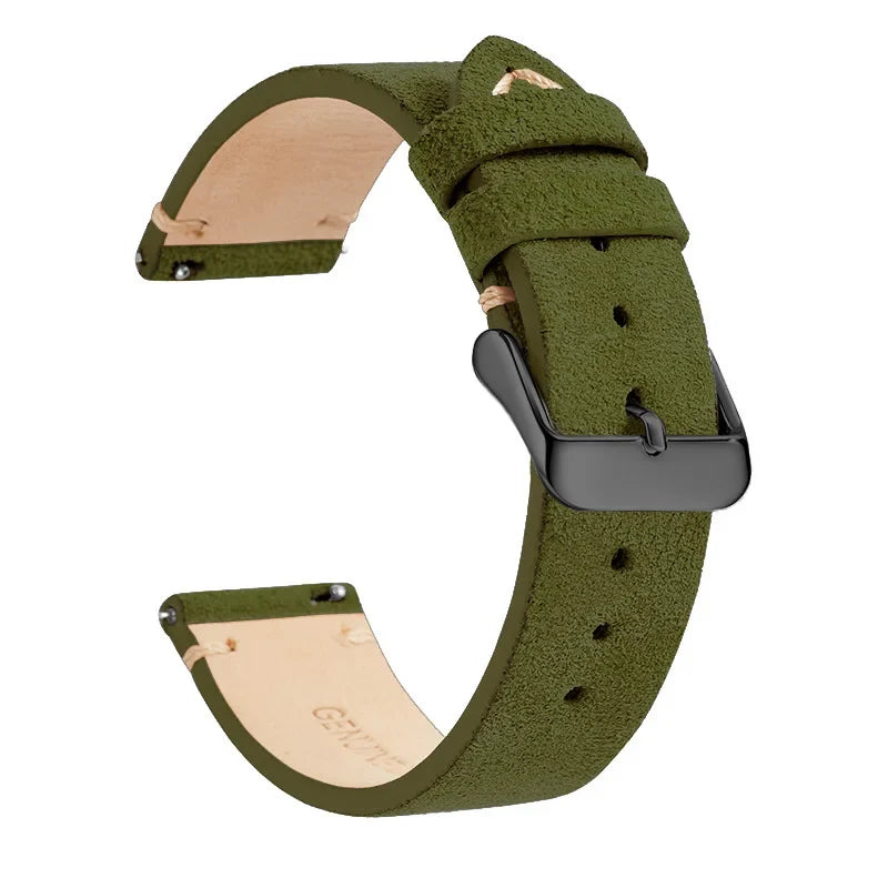 Polar Leather Watch Band Quick Release Genuine Cowhide Unisex