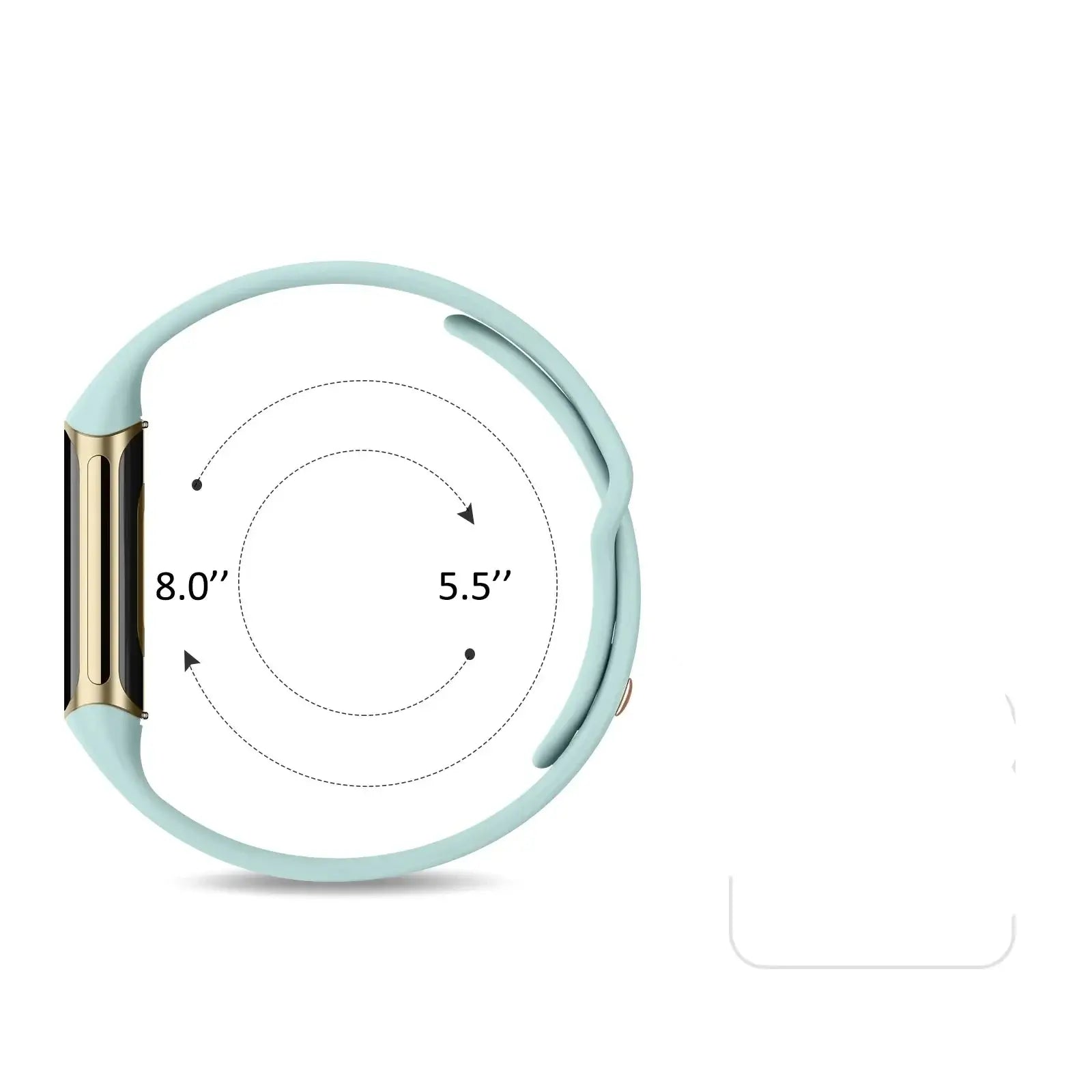 Fitbit Charge 5 6 Silicone Band - Soft Comfortable Design