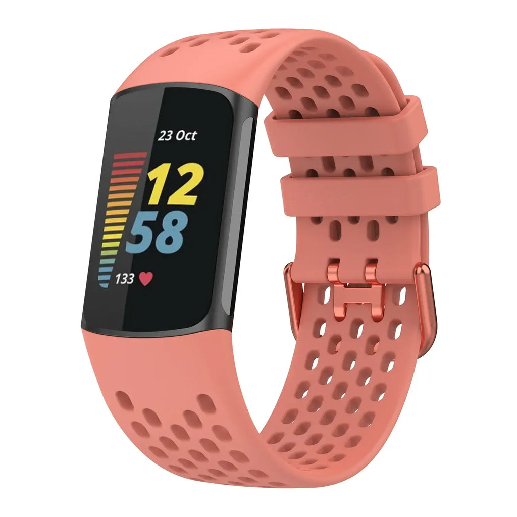 Fitbit Charge 5 6 Silicone Band - Soft Flexible Waterproof