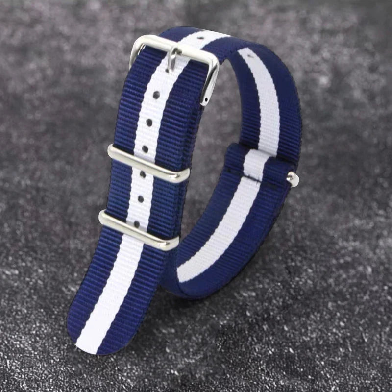 OnePlus Smartwatch Nylon Band Universal Canvas Loop Strap for Men & Women