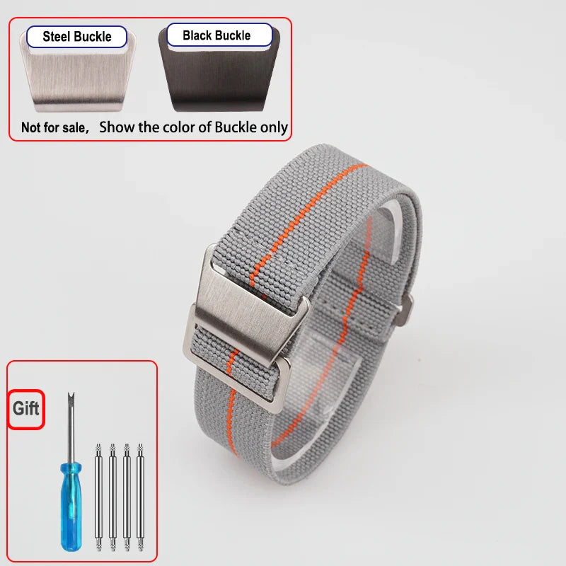 OnePlus Smartwatch Bands Nylon Elastic Parachute Fabric Watch Strap