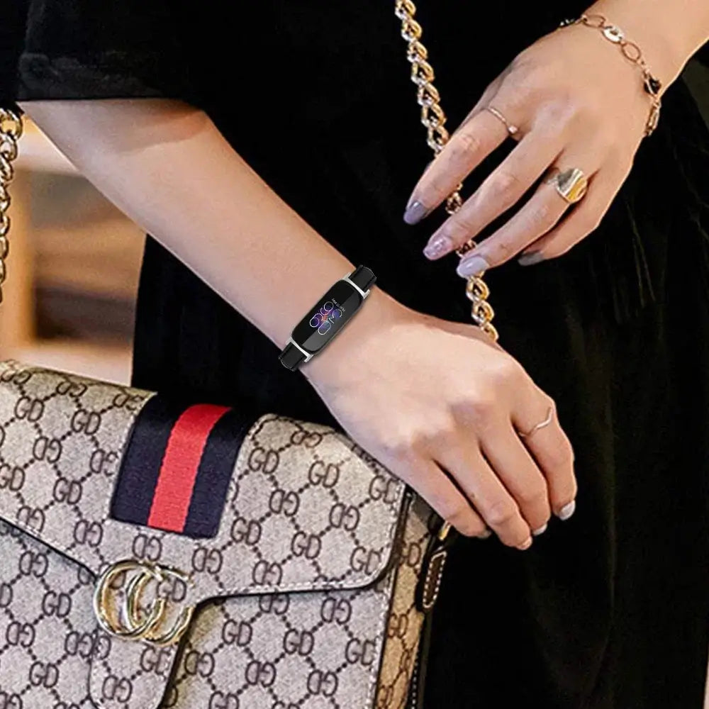 Fitbit Inspire 3 Slim Leather Band – Elegant Minimalist Strap