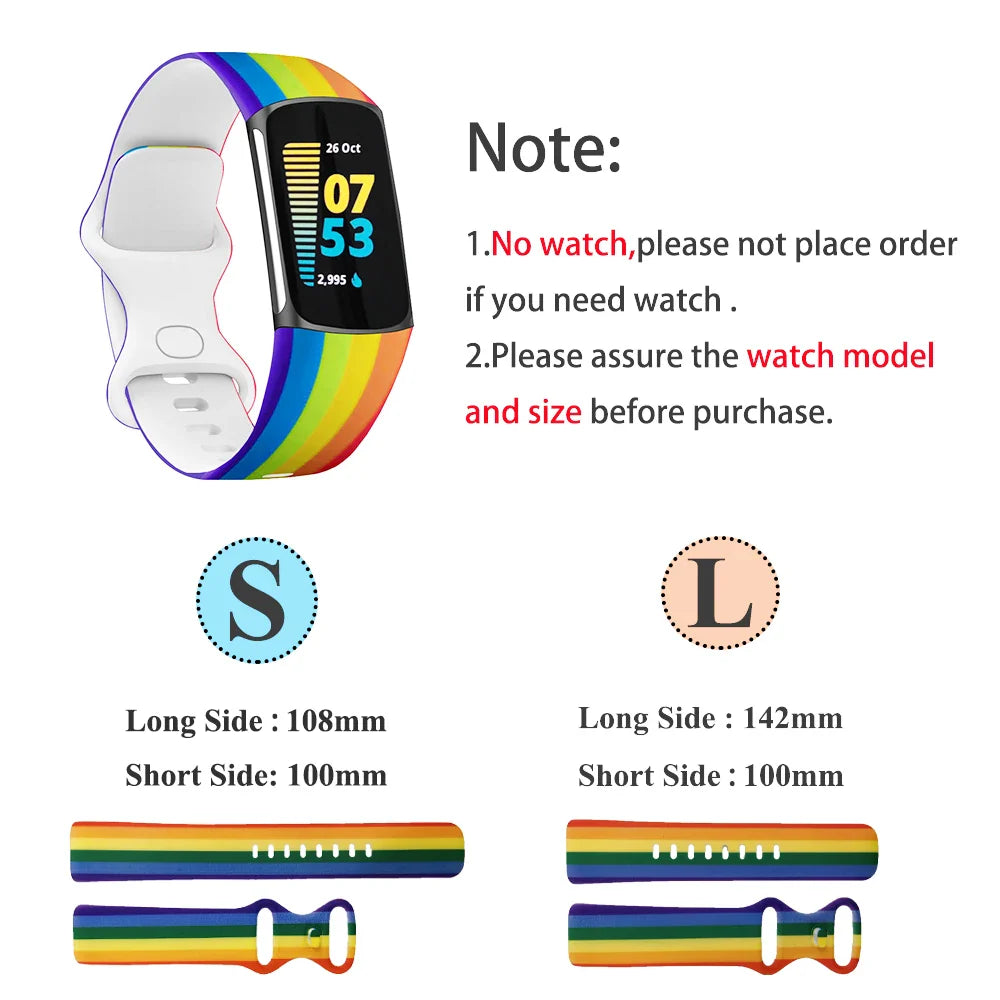 For Fitbit Charge 5-6 Bands