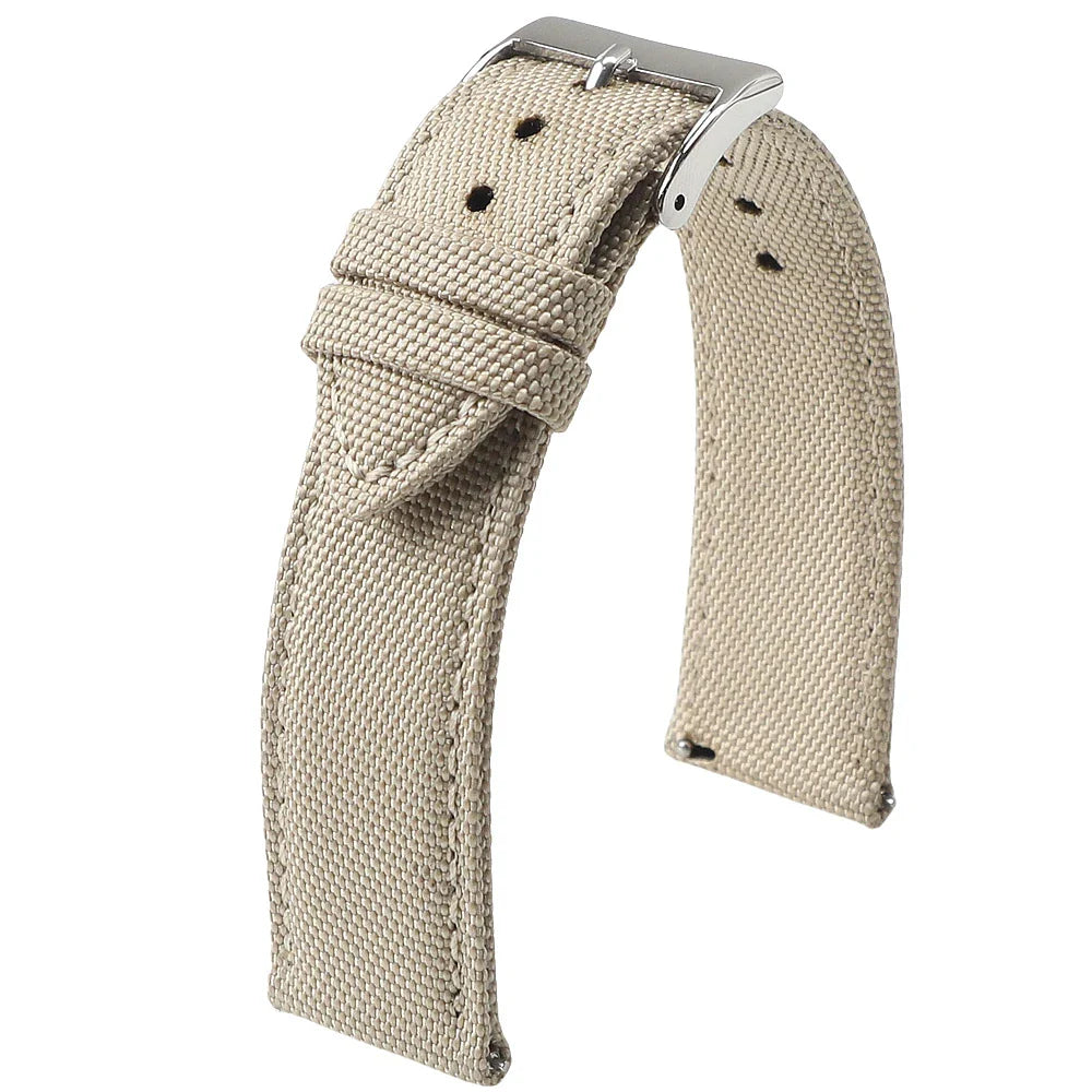 Polar Nylon Sailcloth Watch Strap Quick Release - Waterproof Unisex Band