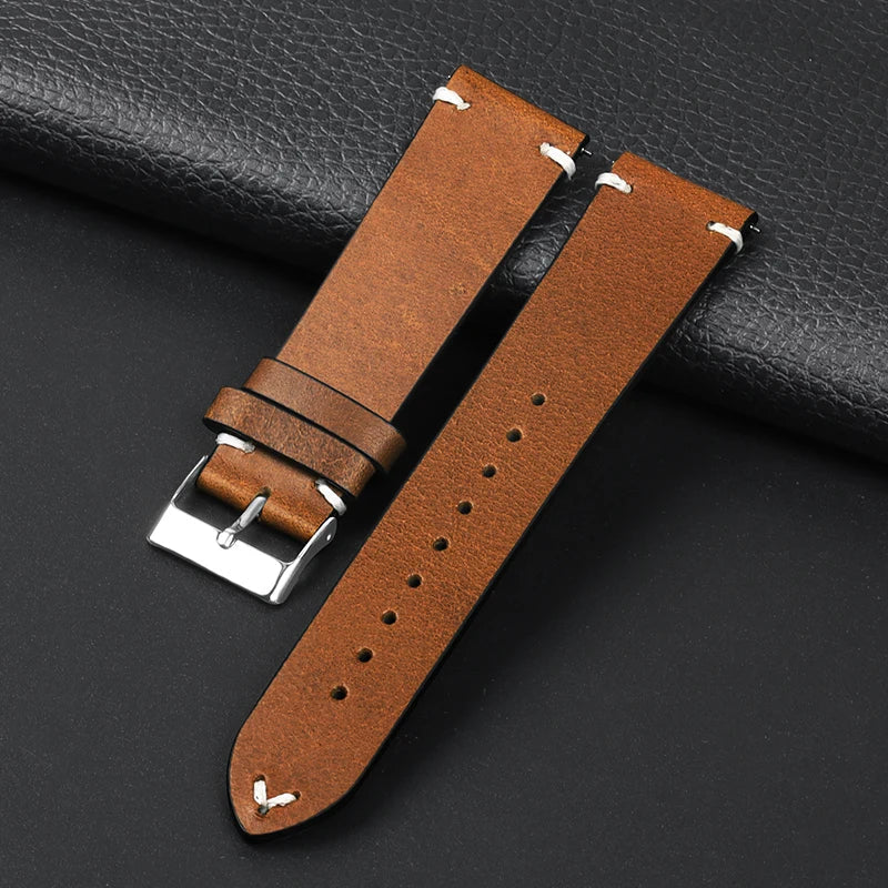 Polar Leather Watch Band For Polar Smartwatch Quick Release Calfskin