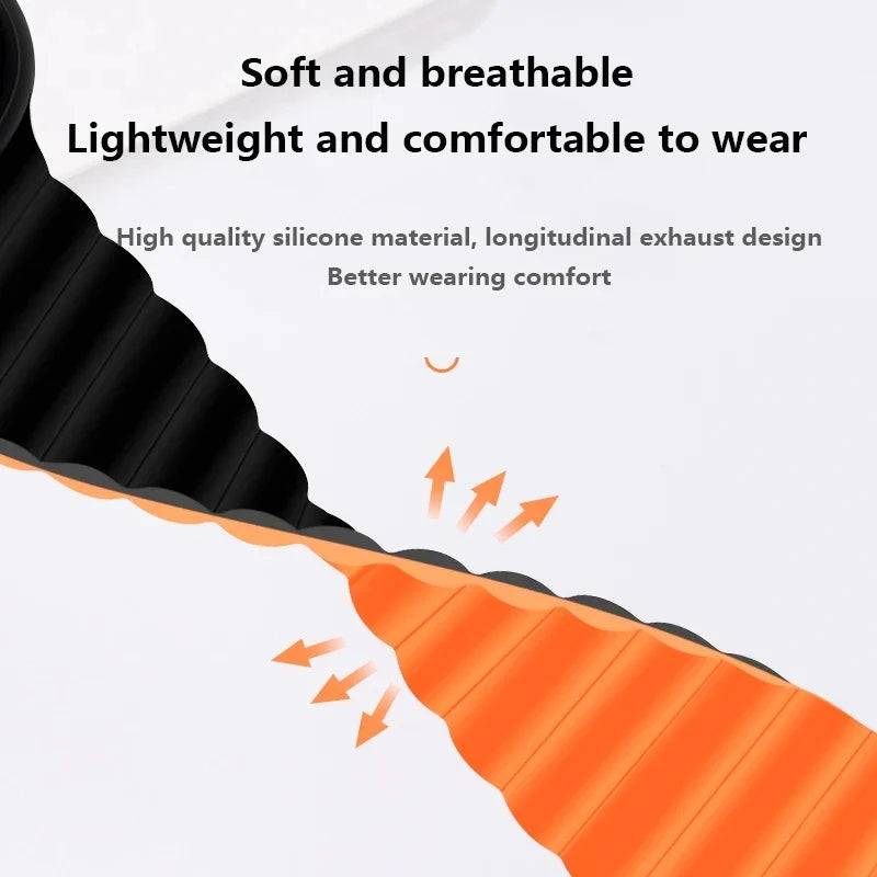 Amazfit Magnetic Silicone Band Replacement for Smartwatches