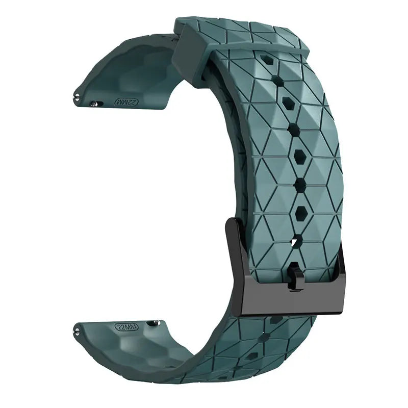 OnePlus Smartwatch Silicone Watch Band Football Pattern Quick Release Straps