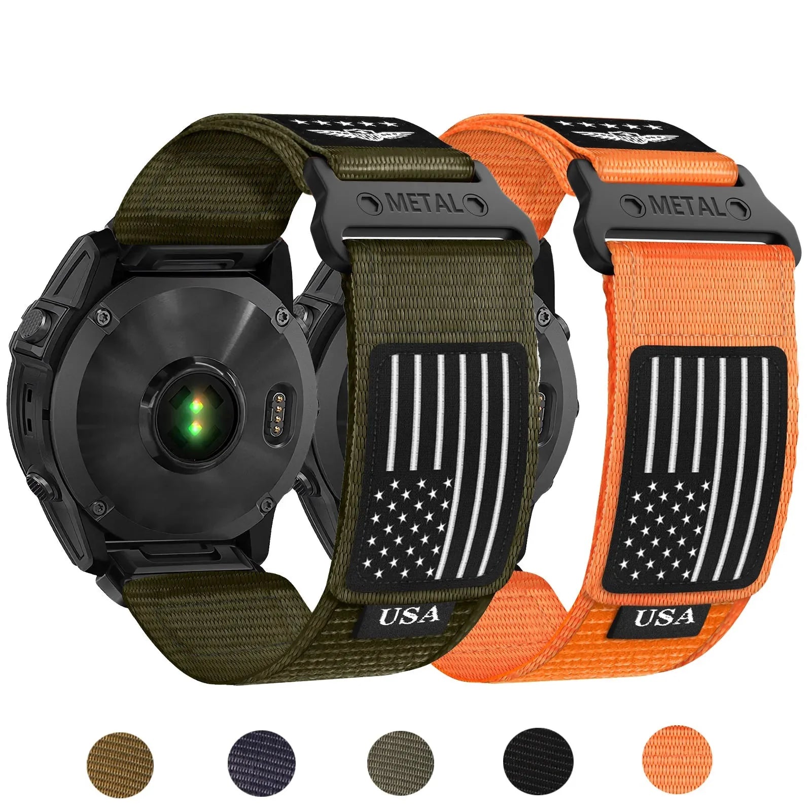 Garmin Trail Loop Nylon Strap - Tactical and Breathable Band