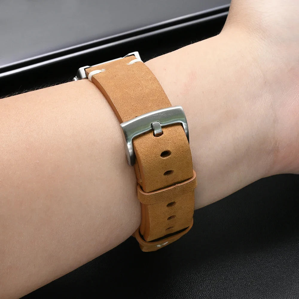 Garmin Leather Soft Strap - Premium Comfort Band