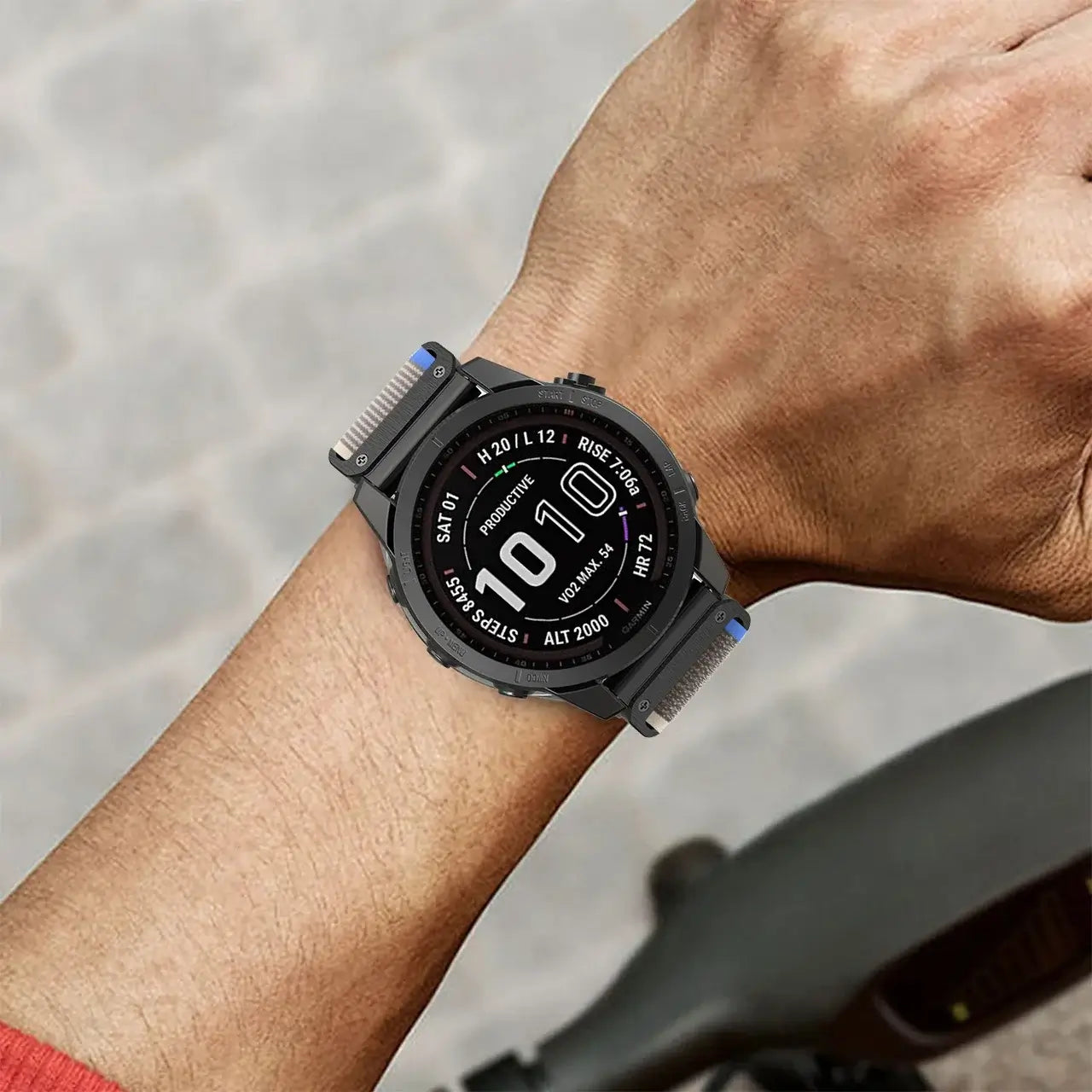 Garmin Elastic Nylon Band - Stylish, Comfortable - QuickFit