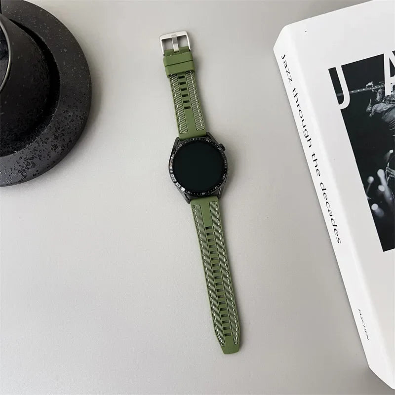 Motorola Moto Smartwatch Band - Breathable Silicone Nylon Quick Release Strap