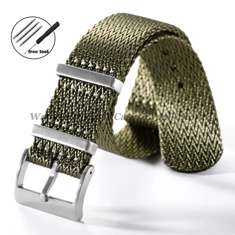 OnePlus Smartwatch Nylon Military Style Band Premium Fabric Watch Strap