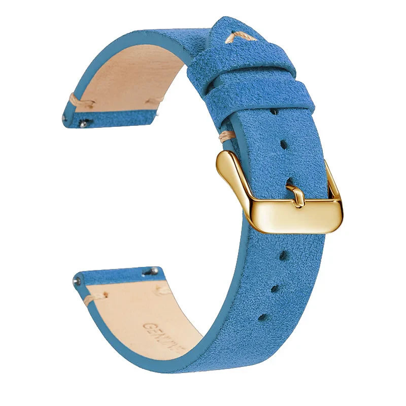 Polar Leather Watch Band Quick Release Genuine Cowhide Unisex