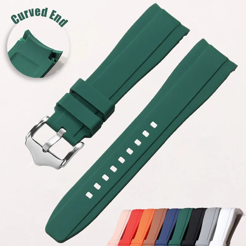 Amazfit Silicone Watch Band Curved End Waterproof Comfort Fit