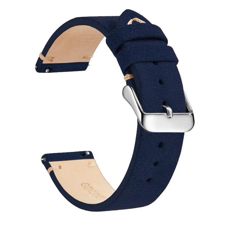 Polar Leather Watch Band Quick Release Genuine Cowhide Unisex