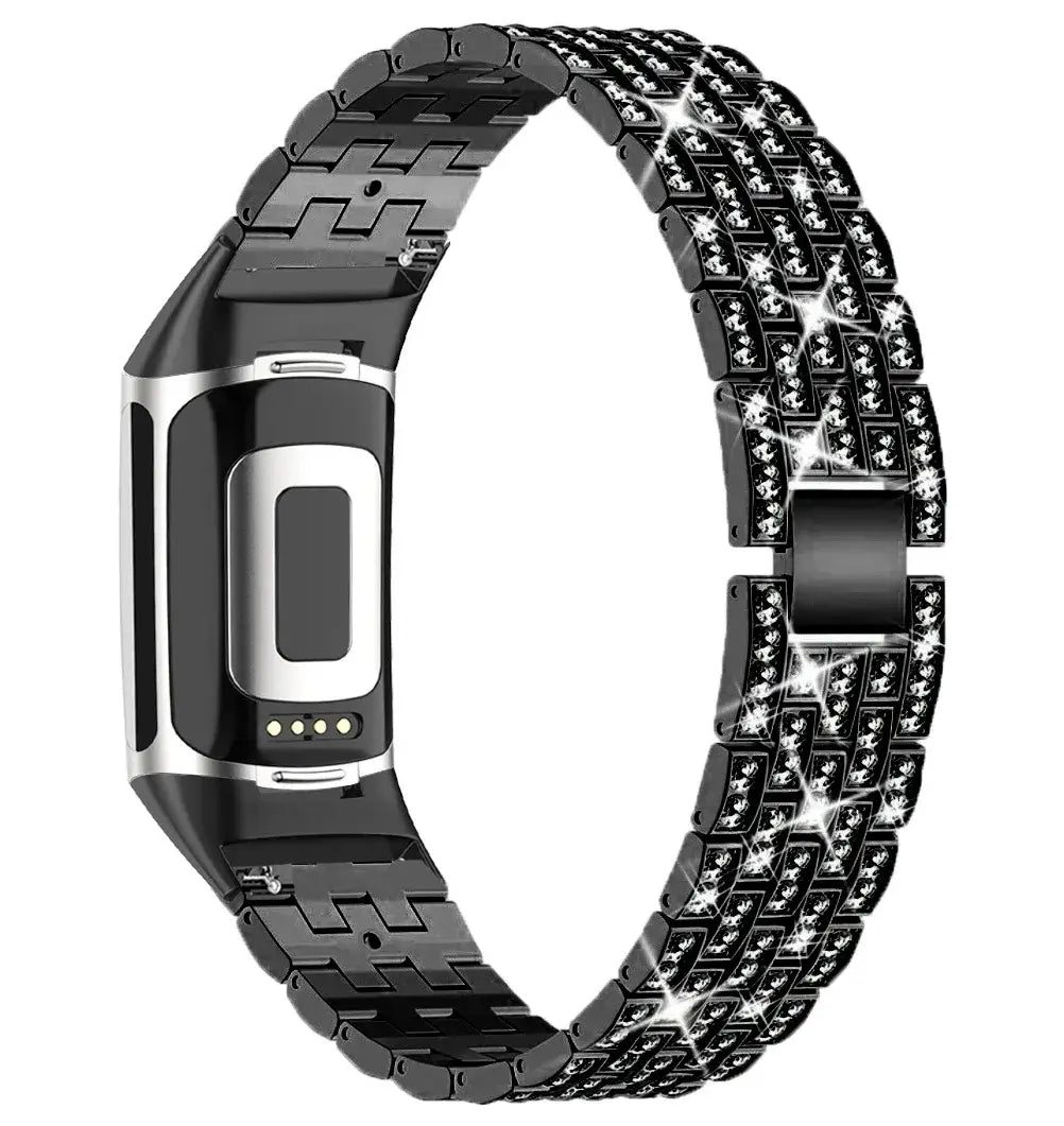 Fitbit Charge 5 6 3 4 Metal Band - Stylish Durable Strap