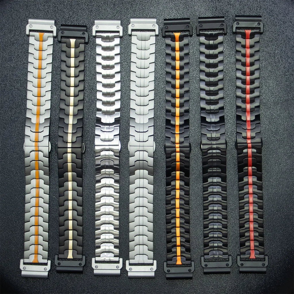 Garmin QuickFit Stainless Steel Strap - Elegant and Durable