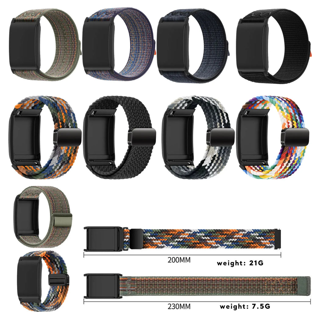 WHOOP 5.0 / 4.0 / 3.0 Nylon Band - Breathable Lightweight Woven