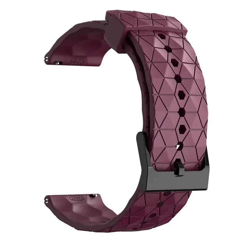OnePlus Smartwatch Silicone Watch Band Football Pattern Quick Release Straps