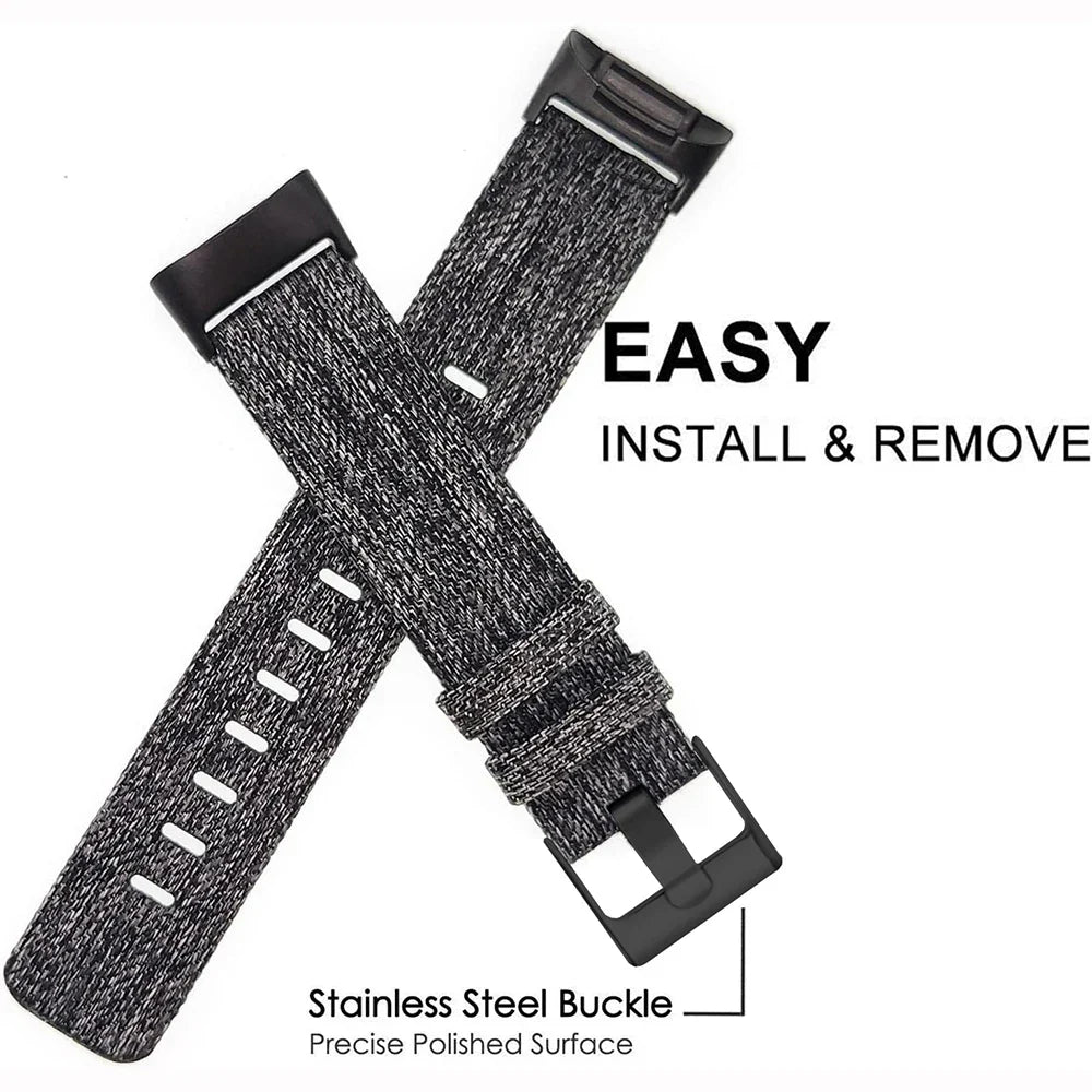 Fitbit Charge 6 5 Canvas Band - Comfortable Durable Strap