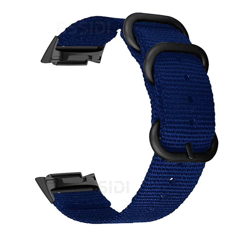 Fitbit Charge 5 6 Nylon Band Loop - Flexible Durable Strap