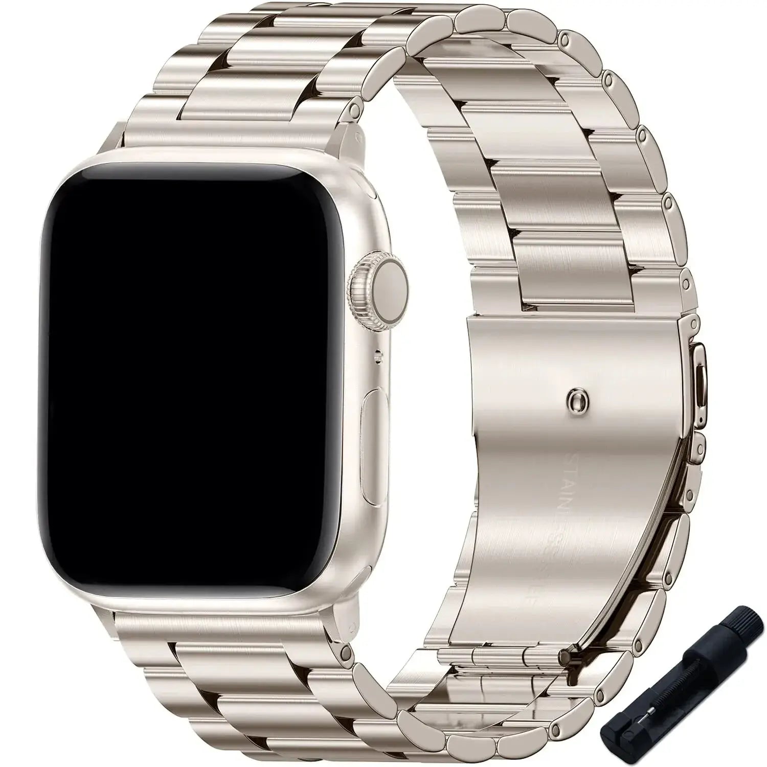 Apple Watch Stainless Steel Band - Sleek Durable Design