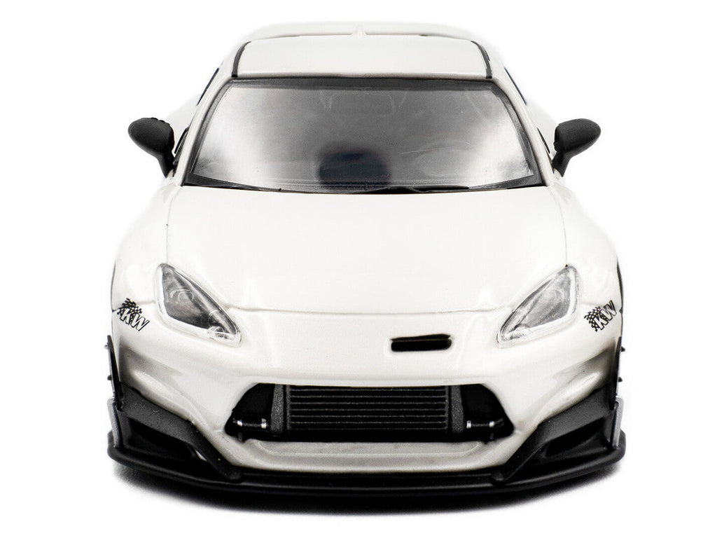 2022 Toyota Pandem GR86 White Metallic 1/43 Diecast Model Car by Solido