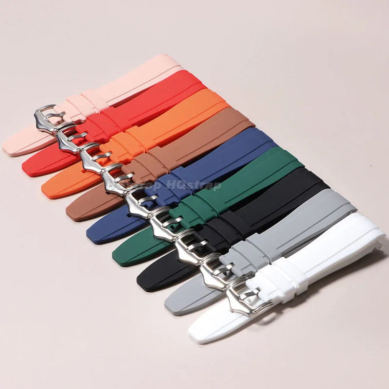 Polar Silicone Watch Band For Polar Smartwatch, Curved End, Unisex, Waterproof