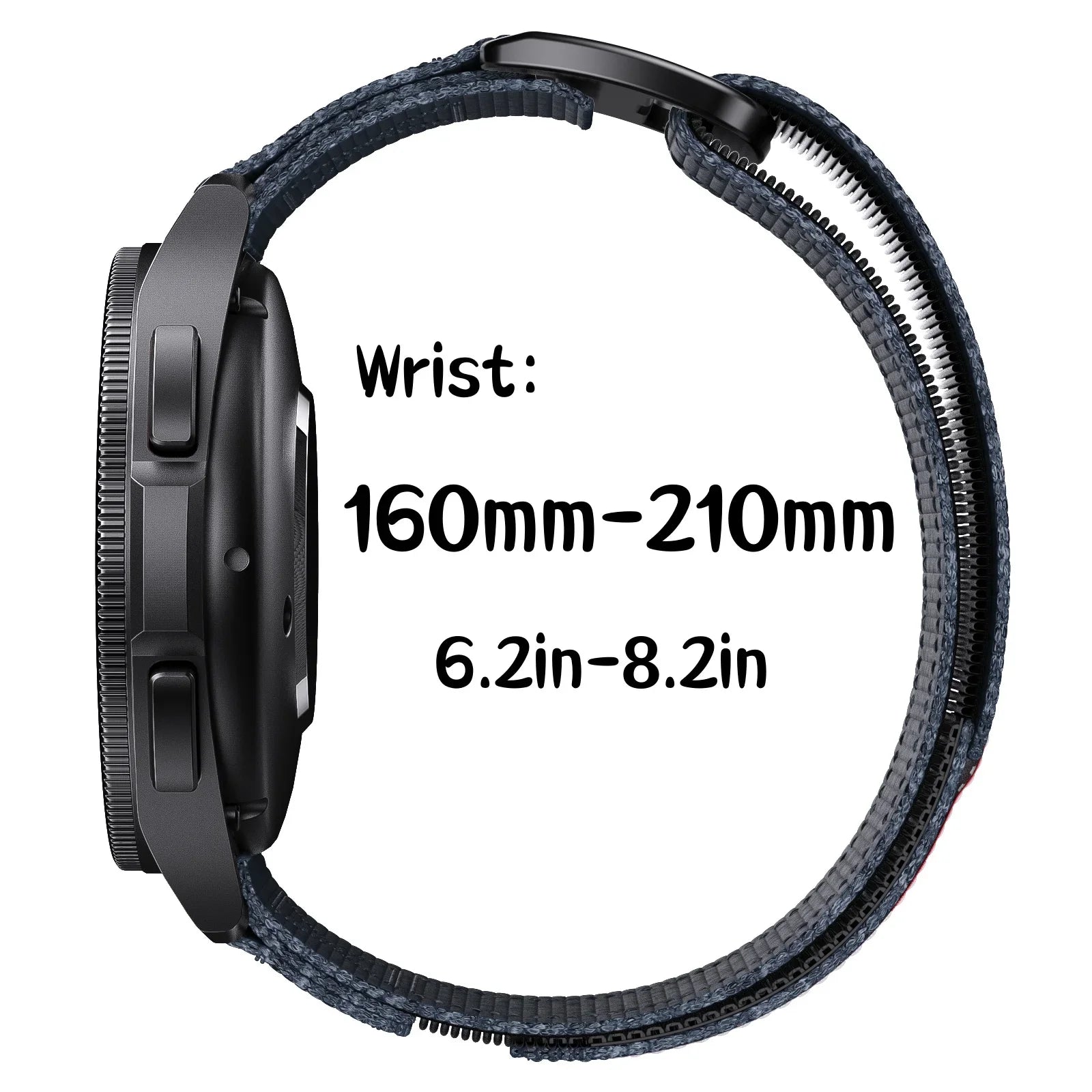 Amazfit Nylon Watch Band with Velcro Clasp for Smartwatches