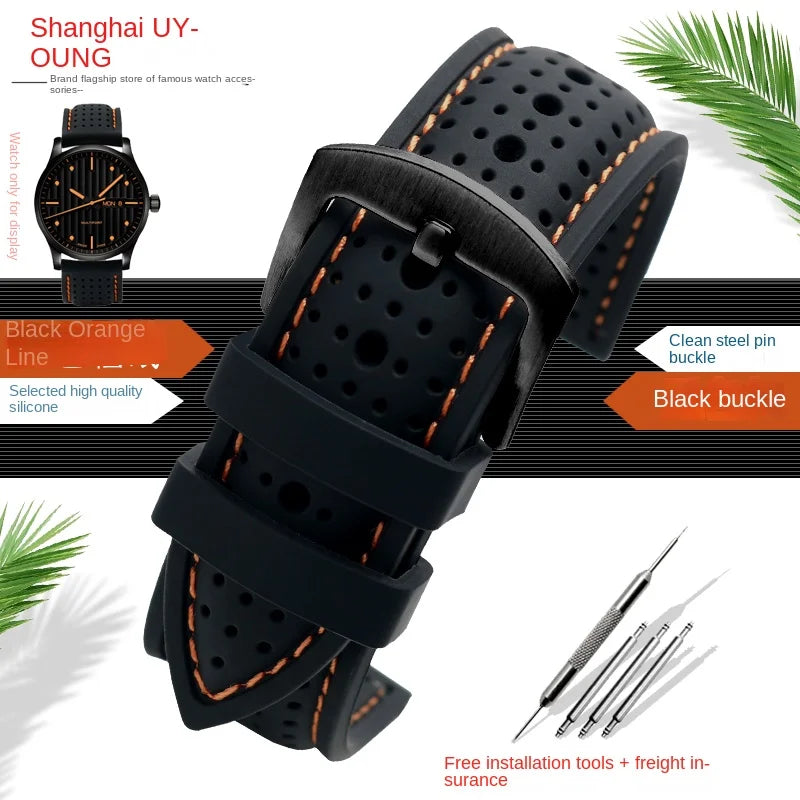 Polar Watch Band Breathable Silicone Strap For Polar Smartwatch
