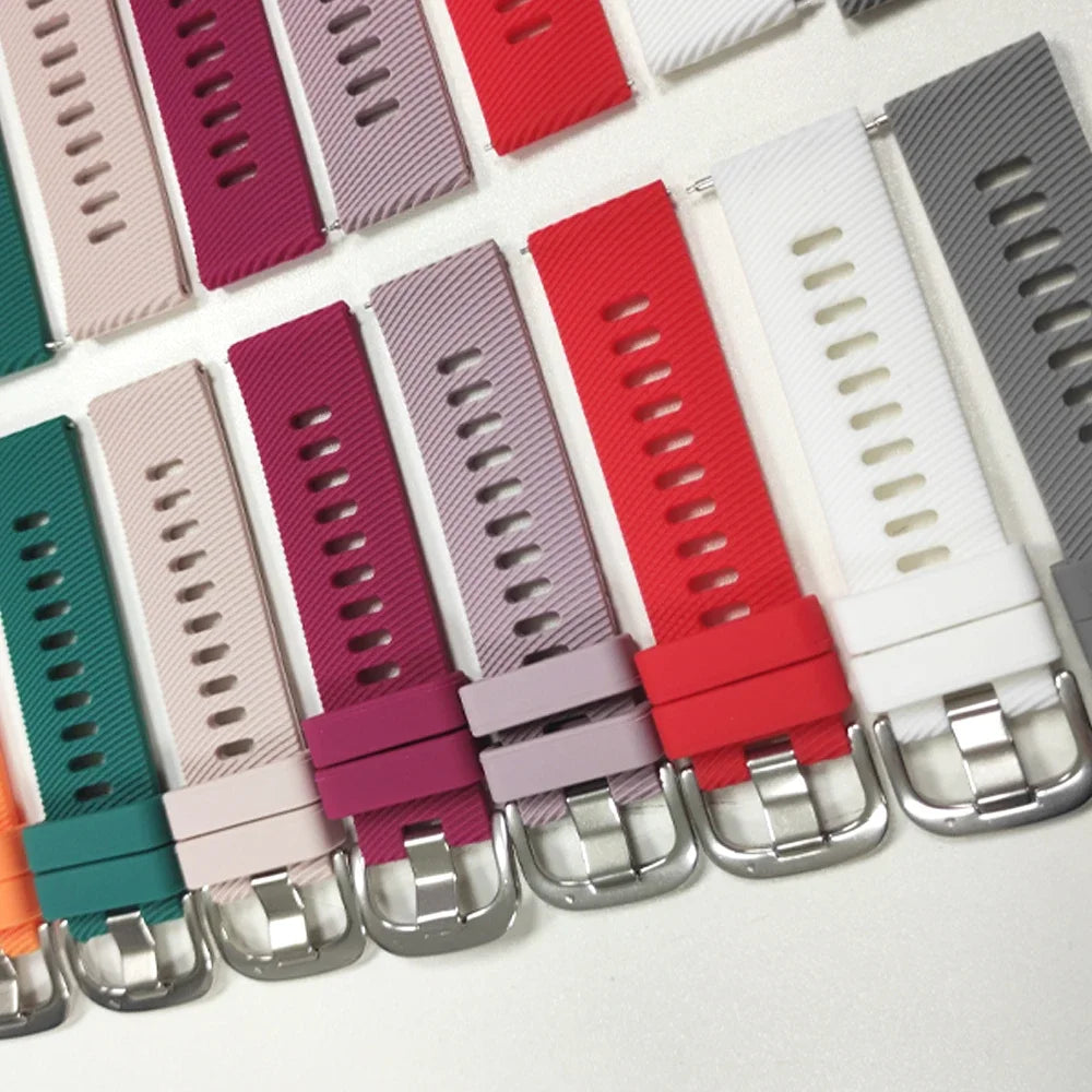 Amazfit Silicone Watch Band Replacement - Flexible Sports Strap
