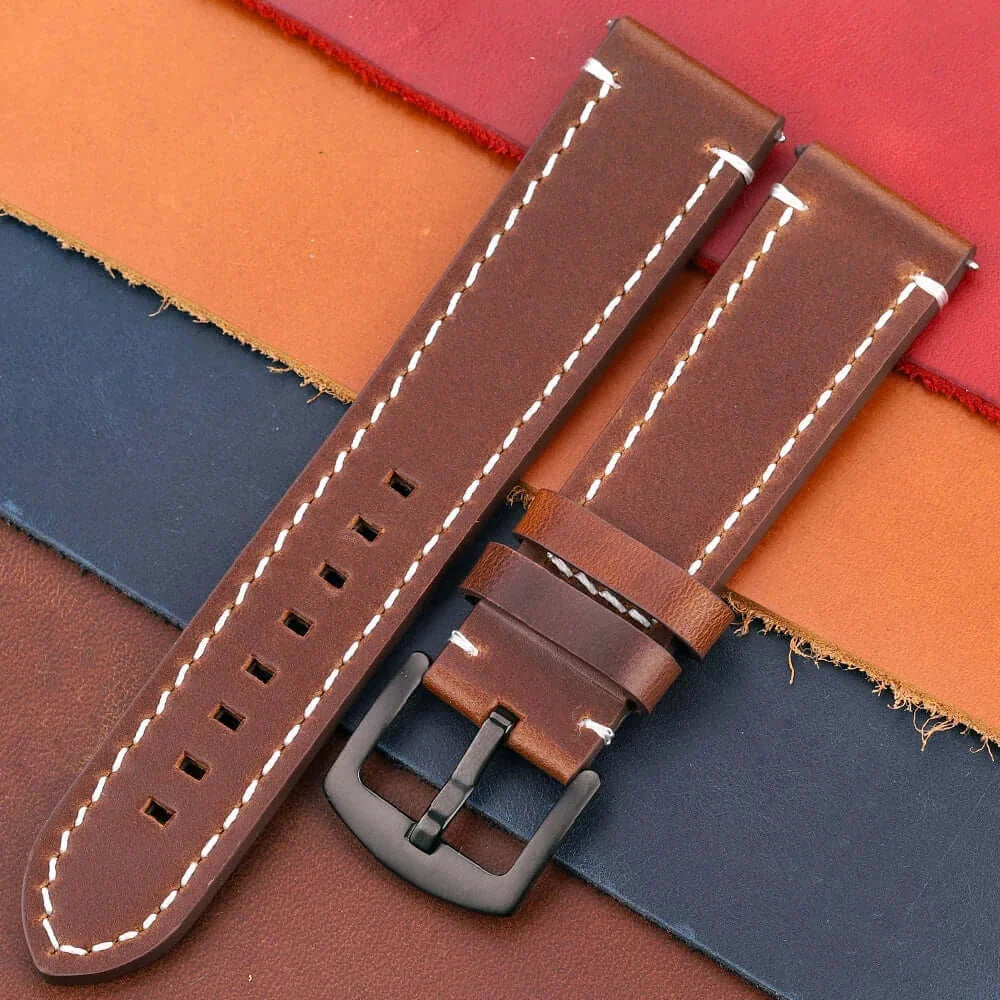 Ticwatch Genuine Leather Band - Elegant Minimalist Design